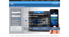 Desktop Screenshot of citibank.com.ve