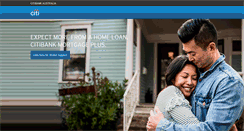 Desktop Screenshot of mortgagebroker.citibank.com.au